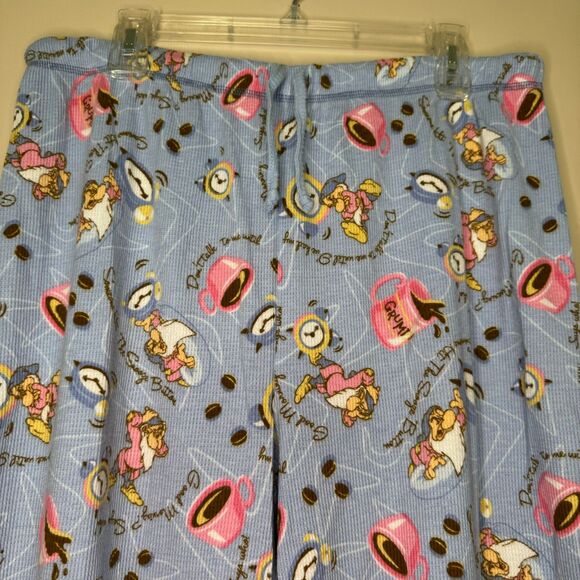 VINTAGE DISNEY Direct women's size large L Grumpy good morning pj pajama pants - Picture 2 of 10
